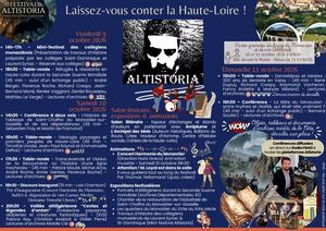 Programme Festival Altistoria 3ème Édition 2026