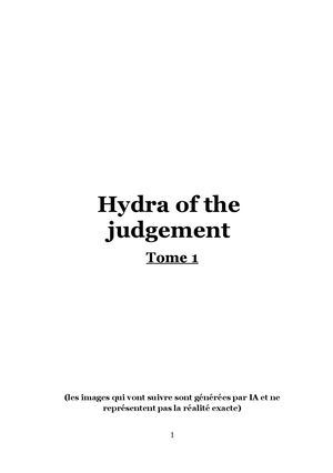 Hydra Of The Judgement Tome 1