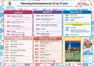 22 Au 27 Juin