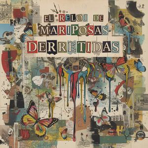 El reloj de mariposas derretidas