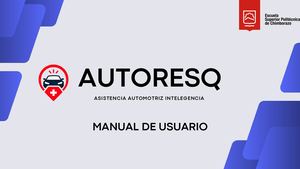 AutoResQ Manual de Usuario