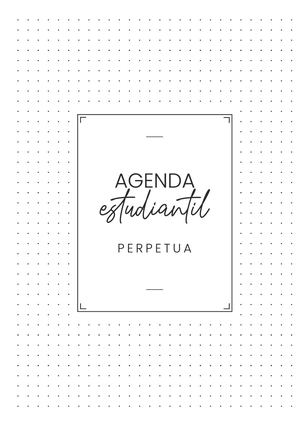 Agenda Perpetua Estudiantil