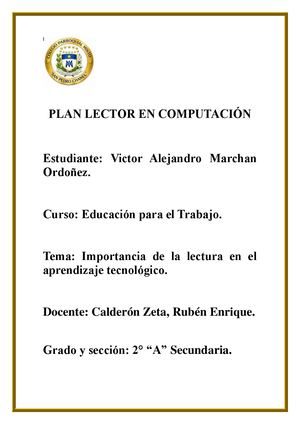 Importancia de la lectura en el aprendizaje tecnológico