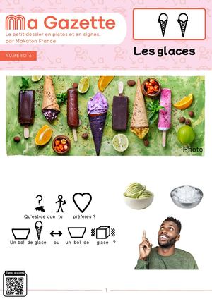 Ma Gazette N°6 Les Glaces