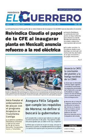 Lunes 22 de junio del 2026