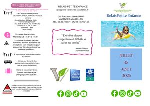 Programme Rpe Juillet Aout
