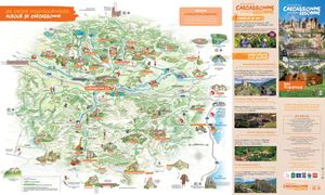 Plan touristique de Carcassonne