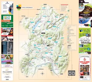 Carte touristique office de tourisme Pays Voironnais 2026