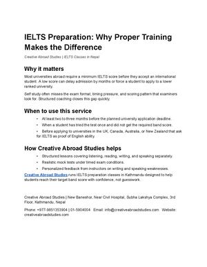 Ielts Preparation Why Proper Training Makes The Difference