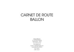 Extrait 2272 Carnet de route ballon