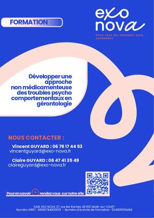 Formation Exo Nova Approche Non Médicamenteuse