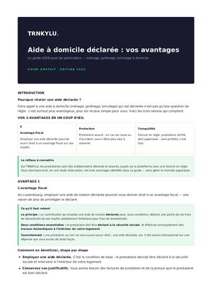 Guide Particuliers