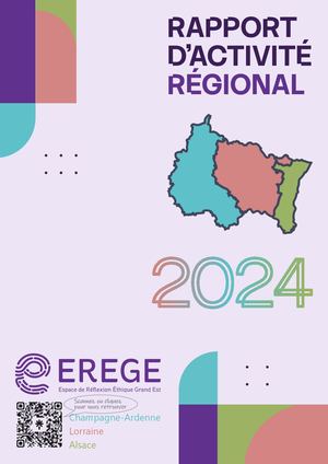 Rapport d’activité EREGE 2024
