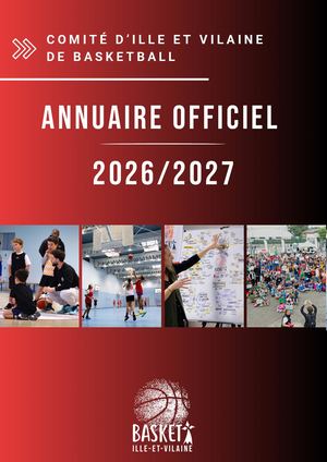 Annuaire Officiel 2026/2027 - Comité Basket 35