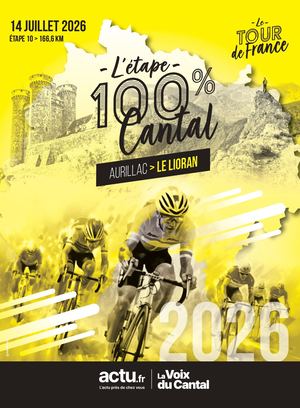 Tour De France Cantal juillet 2026