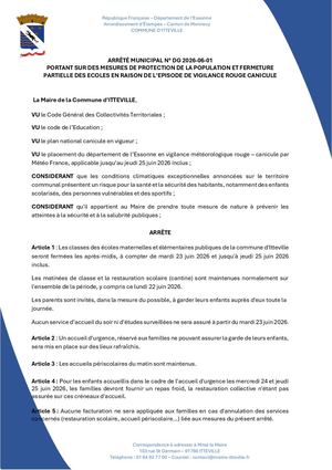 ArrêtéPlancanicule