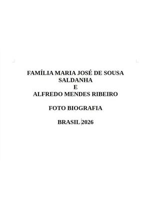 HISTÓRIA DE PAU D'ARCO, PEDREIRAS, MARANHÃO, BRASIL- FAMÍLIA SALDANHA \RIBEIRO