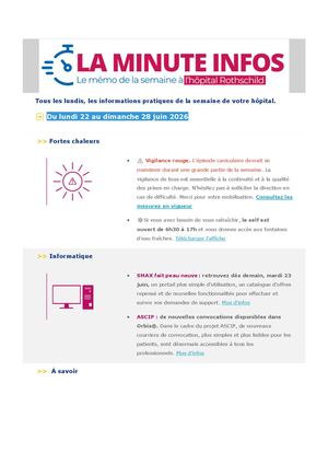 Minute Infos Rth 22 06 26