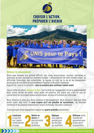 Choisir l'action, préparer l'avenir