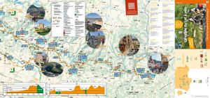Carte Vallée du Lot à Vélo V86
