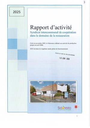 Rapport D'activité 2025