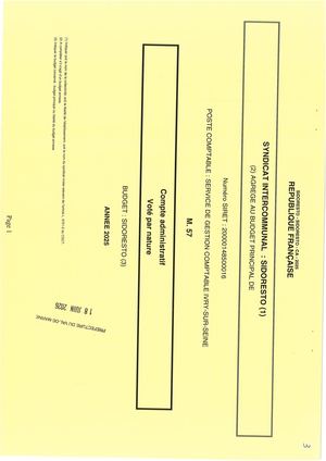 Compte Administratif M57 2025
