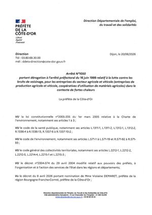 Ap 1050 Bruits Voisinage Secteur Agricole