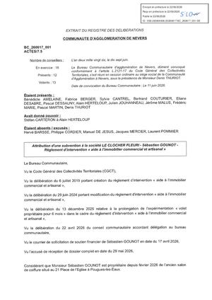 Délibérations Bc 260617