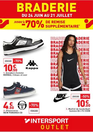 Flyer A5 Braderie ETE OUTLET