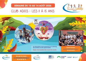 Vacances Juillet Aout 2026ado