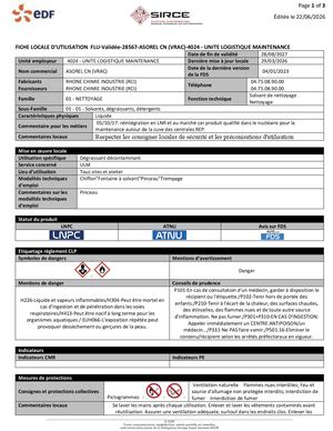 Asorel Cn (Vrac) 4024 Unite Logistique Maintenance