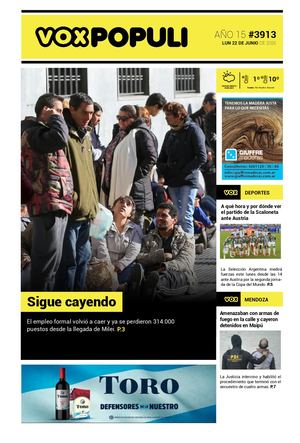 Tapa Vox Lunes 20 06 2026