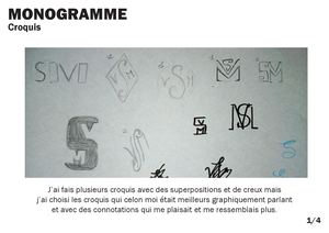 Travail de monogramme