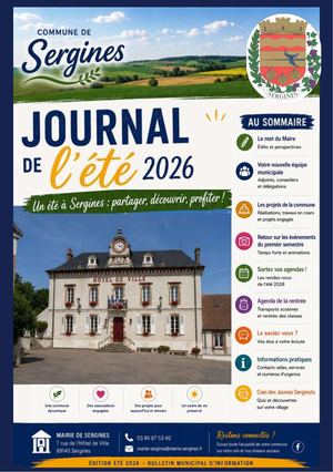 Journal de l'été 2026