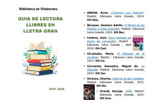 Novelles Lletra Gran Jun 2026