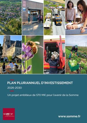 Plan pluriannuel d'investissement 2026-2030 - Département de la Somme