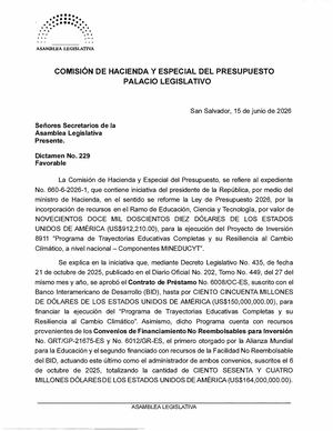 Reforma Presupuestaria Educación 2026