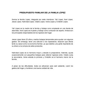 Presupuesto N 316964964