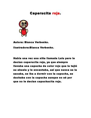 Cuento 2 Caperucita Roja