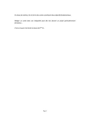 6B : recueil de contes (2025-2026)