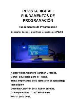 Revista Curso Computación
