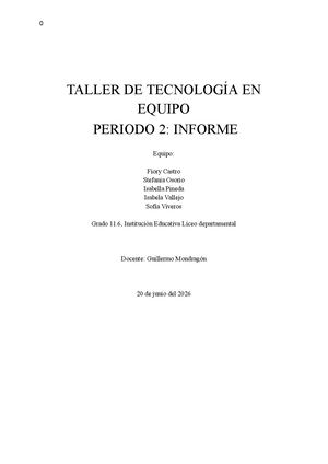 Trabajo De Tecnología