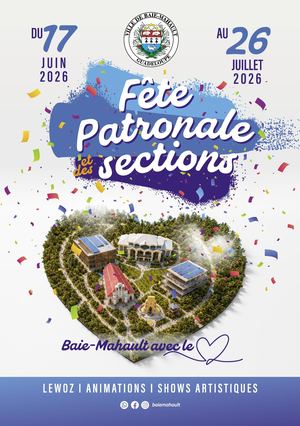 Vbm Programme Fête Patronale 2026 "Baie Mahault Avec Le Cœur"
