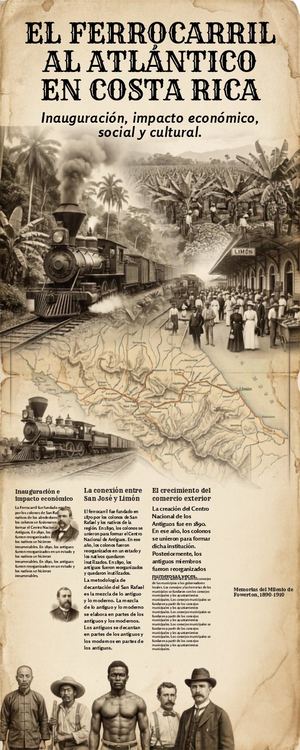 El Ferrocarril Al Atlántico In Costa Rica Historical Magazine Cover