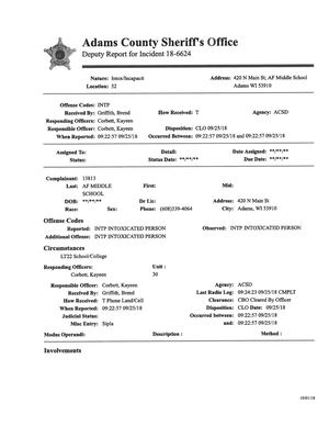 Rusty Shankle Police Report (Current Wisconsin Teacher)