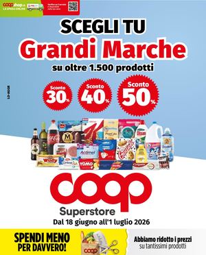 Volantino coop a Varese