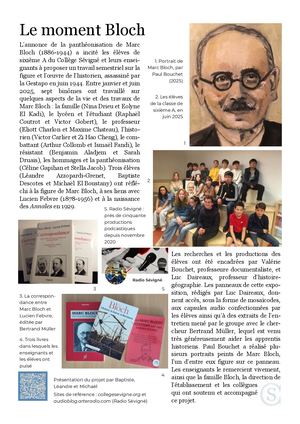 Marc Bloch-Panneaux exposition