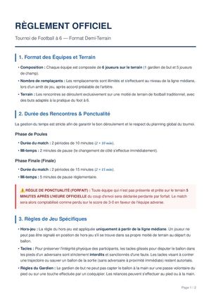 Reglement Tournoi Foot 6 (1)