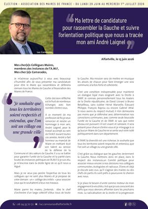Profession de foi AMF