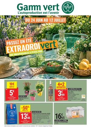 Fêtons l'été avec Gamm vert